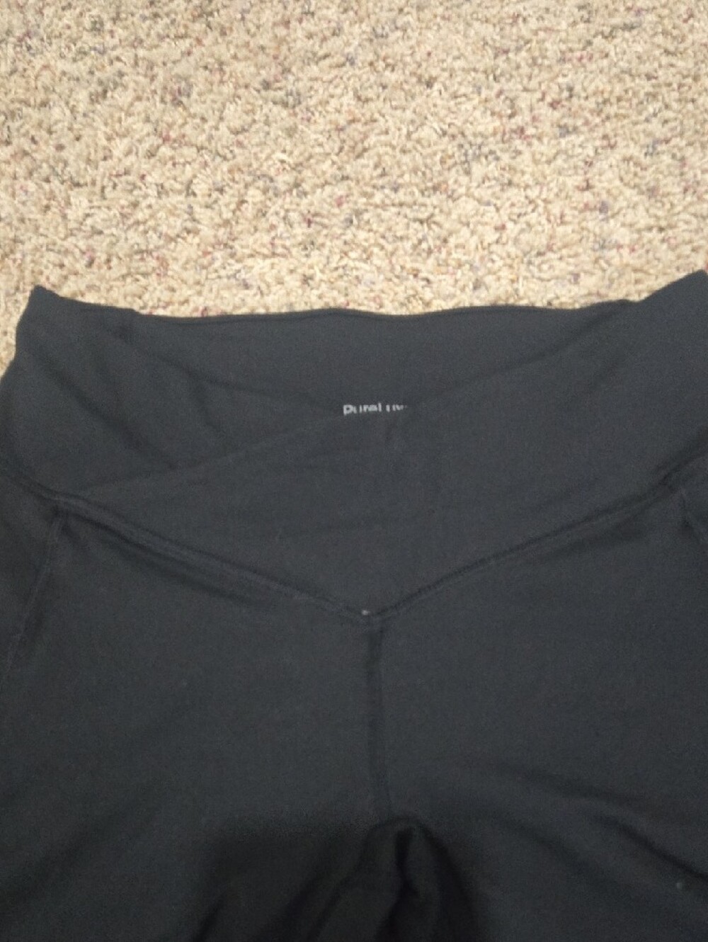 Black Flared Yoga Pants - Picture 3 of 4